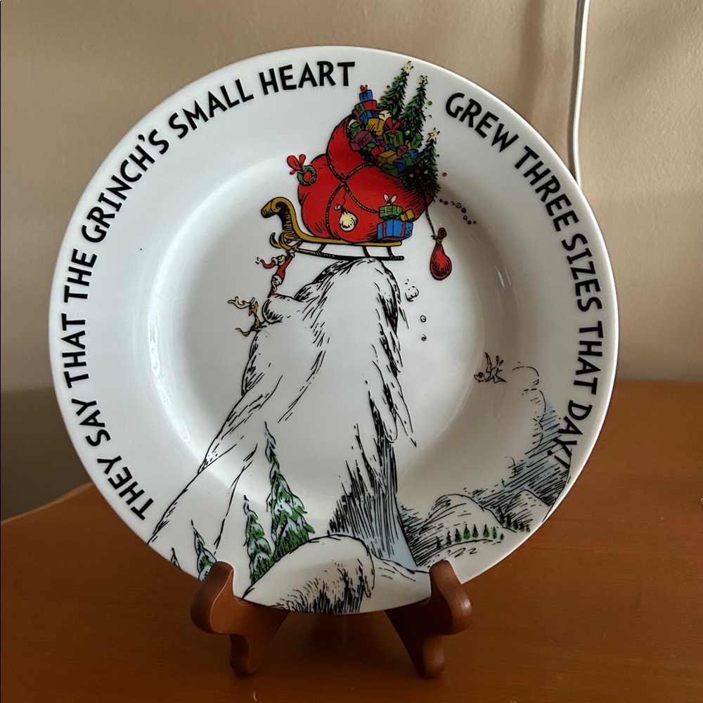 Dr. Seuss Grinch Decorative Plate